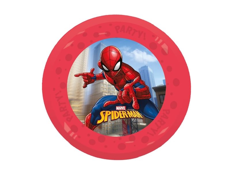 Spiderman-Plastikteller