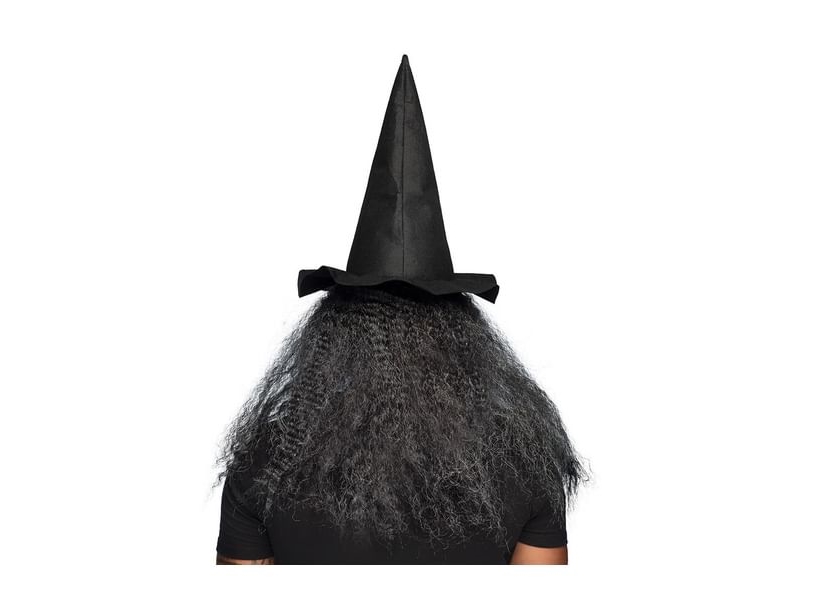 Heksemaske Med Hår Og Hat