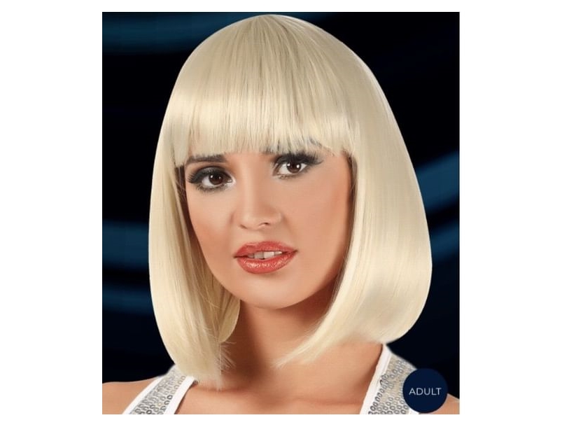 Blonde Seite Perücke