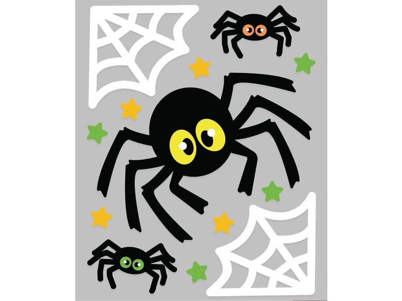 Spinne Fensterdekoration