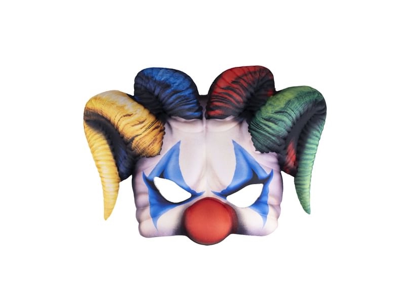 Halbmaske Des Bösen Clowns