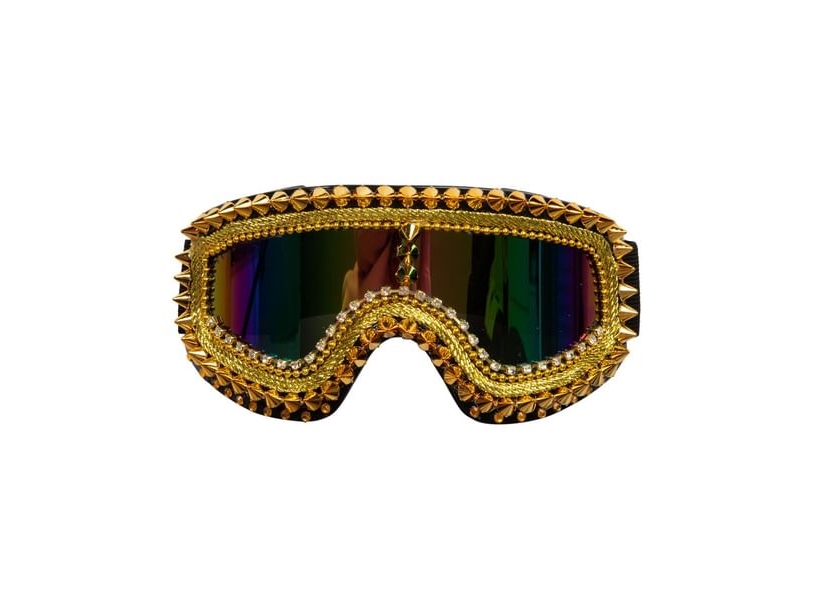 Goldene Après-Ski-Brille