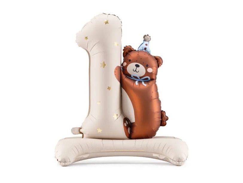 Folieballong 1 med nalle | Skola & Hobby - Festdekorera - Ballonger | GameStuff