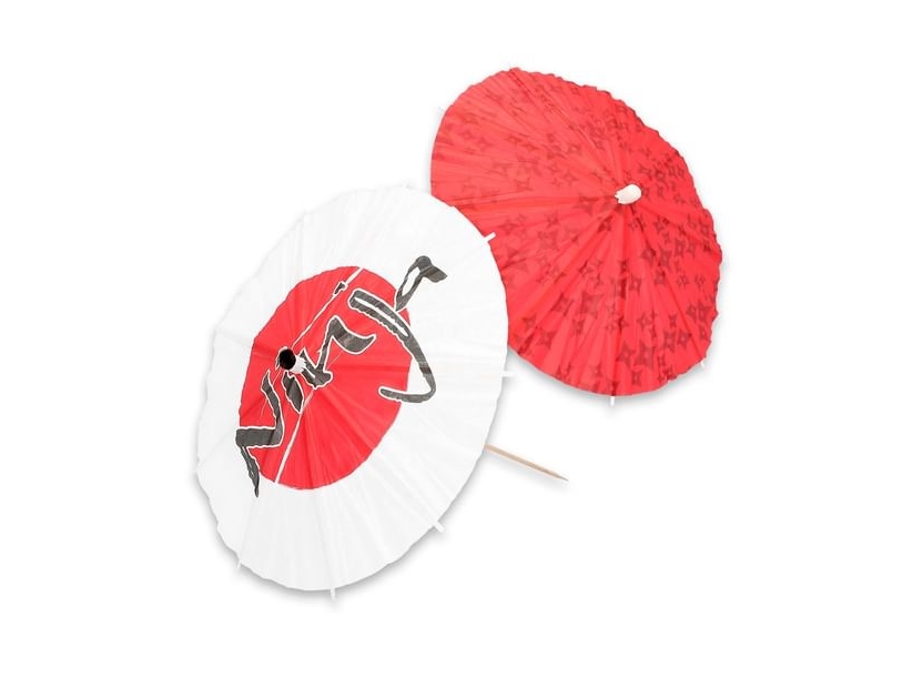Ninja Cocktail Parasoler, 6 Stk