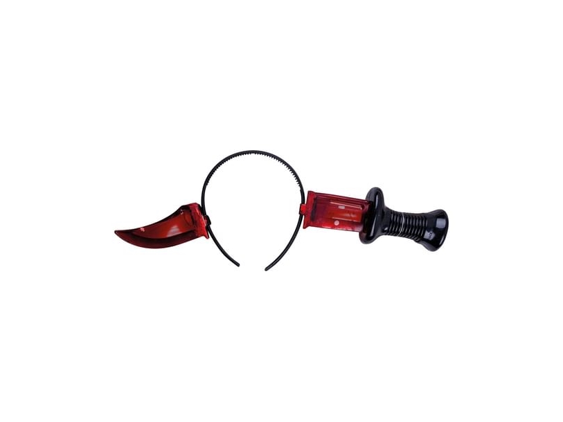 Blutiges Messer Durch Den Kopf