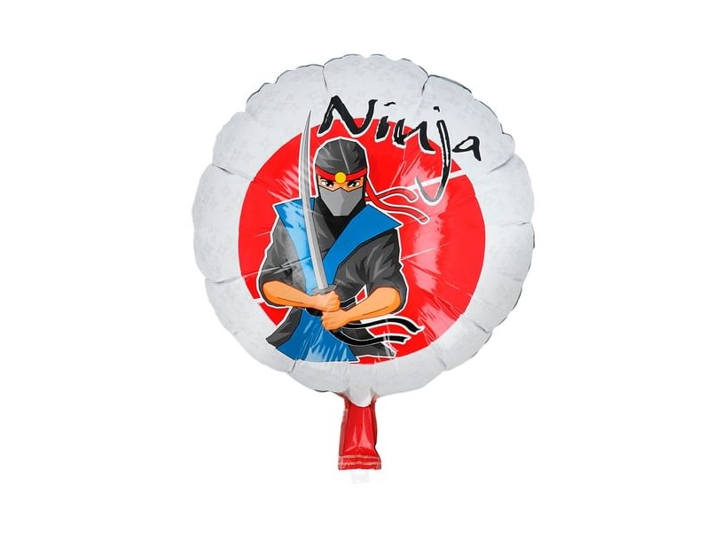 Ninja Folieballon, 45 Cm
