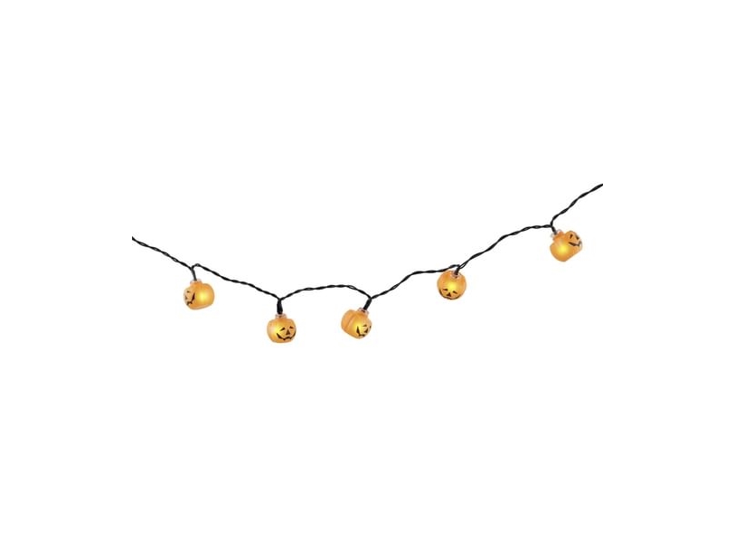 Kürbis-Lichterkette, 120 Cm