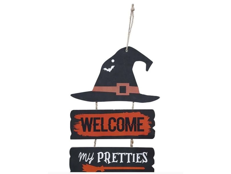 Hekseskilt Welcome