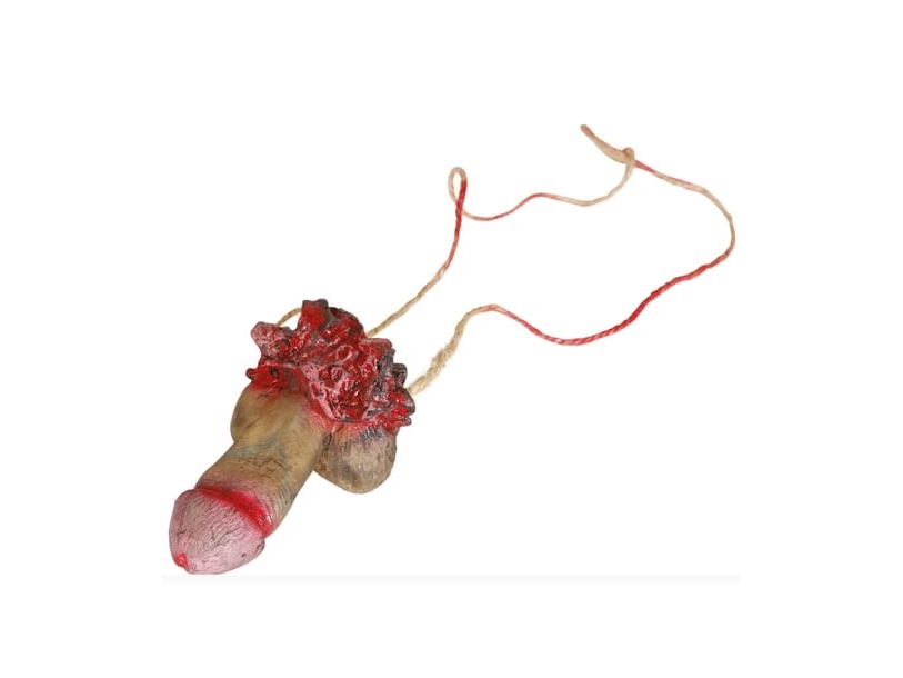 Blutiger Zerrissener Penis