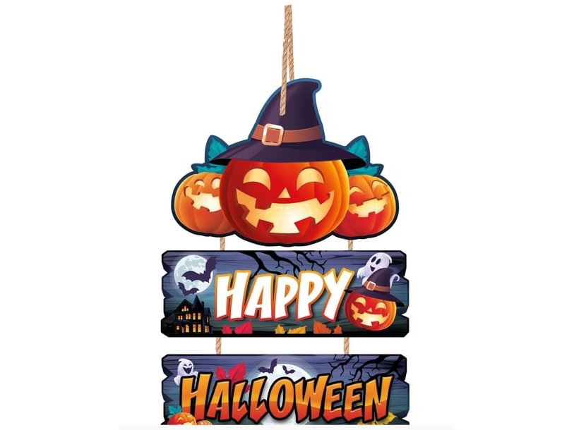 Fröhliches Halloween Skilt