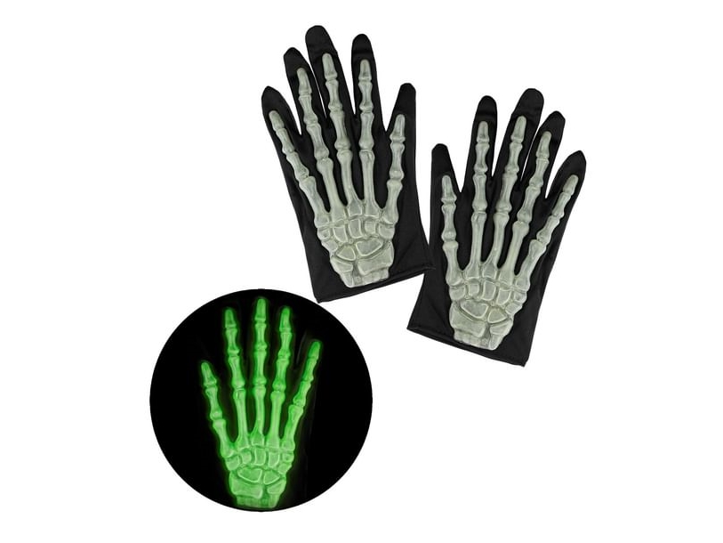 Selvlysende Skelet Handsker