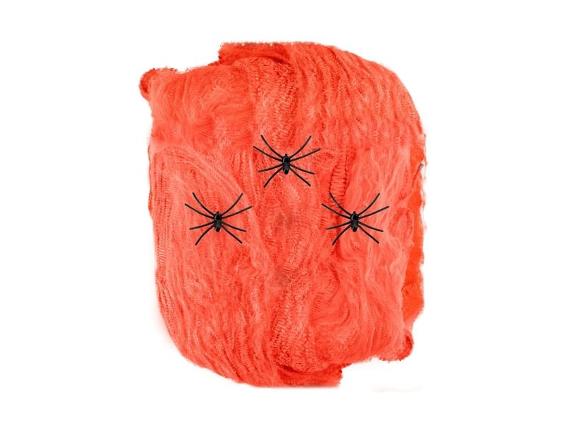 Oranges Spinnennetz, 50 G