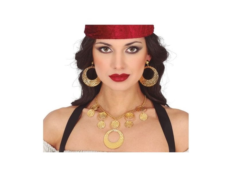 Halsband och örhängen från zigenare | Leksaker - Rollek - Kostym tillbehör | GameStuff