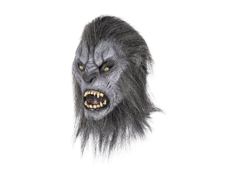 Grey Wolfman Maske