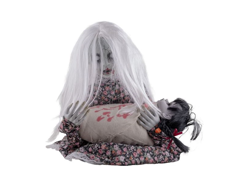 Mädchen Mit Weinendem Baby