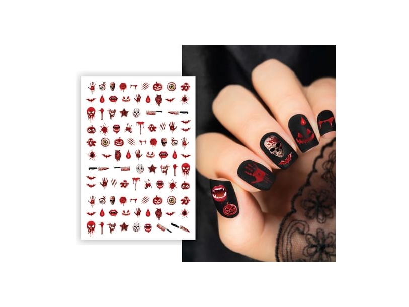 Halloween Negle Stickers