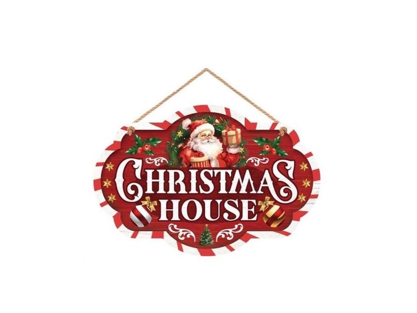 Christmas House skilt