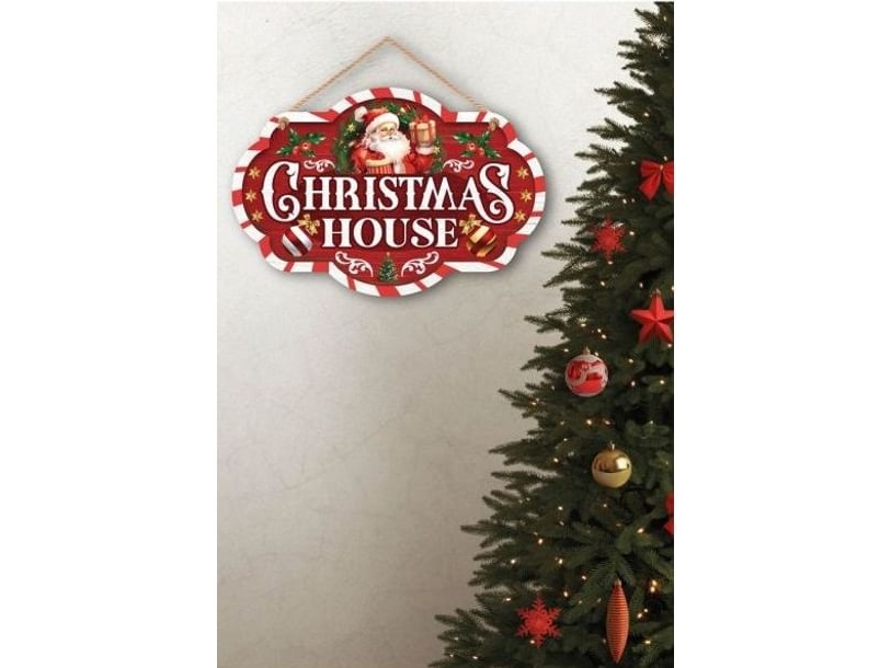 Weihnachten Haus Zeichen