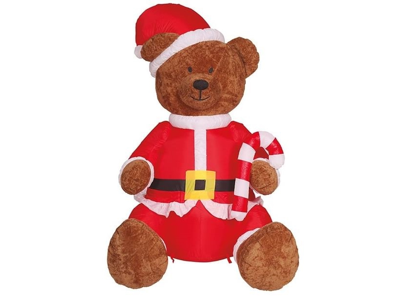 Uppblåsbar björn med plysch | N - A | GameStuff