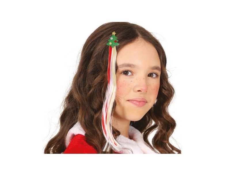 Haarverlängerung Mit Weihnachtsbaum
