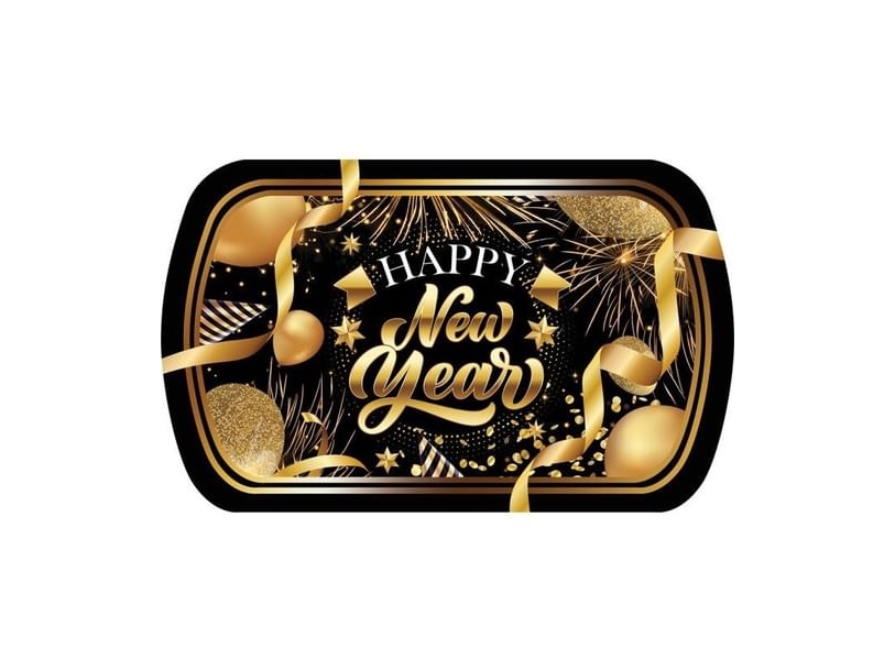 Happy New Year Serveringsbakke