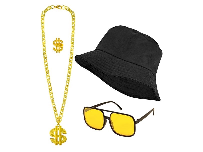 90Er Jahre Hip-Hop-Set, Schwarz