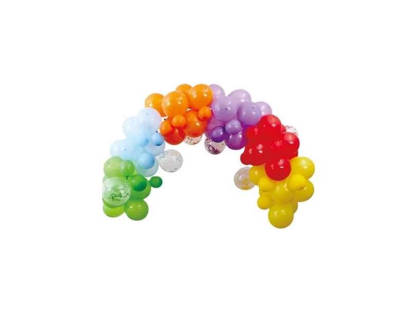 Ilmapallokaari multi, 72 ilmapalloa