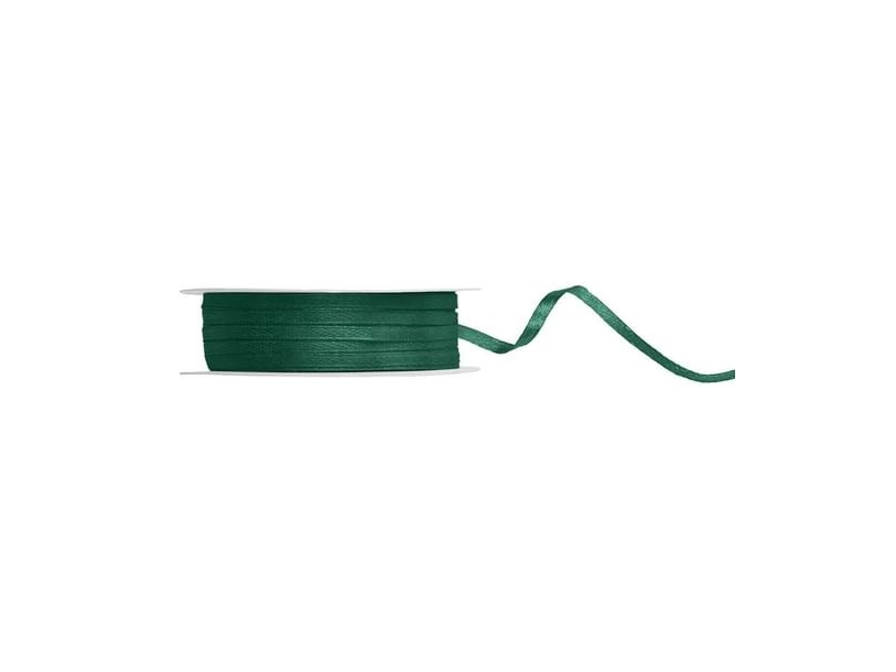 Flaschengrünes Satinband, 3 Mm
