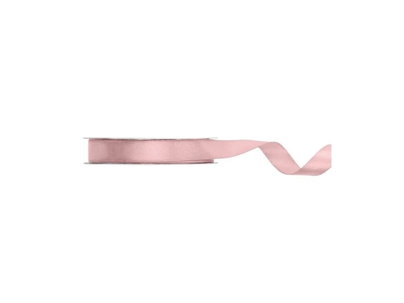 Helles Staubiges Rosa Satinband, 12 Mm