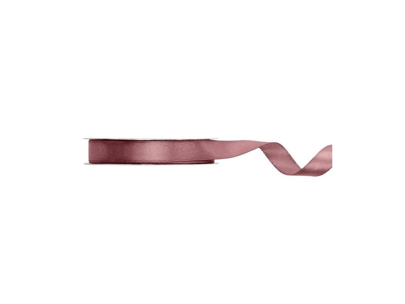 Mørk Støvet Rosa Satinbånd, 12 Mm