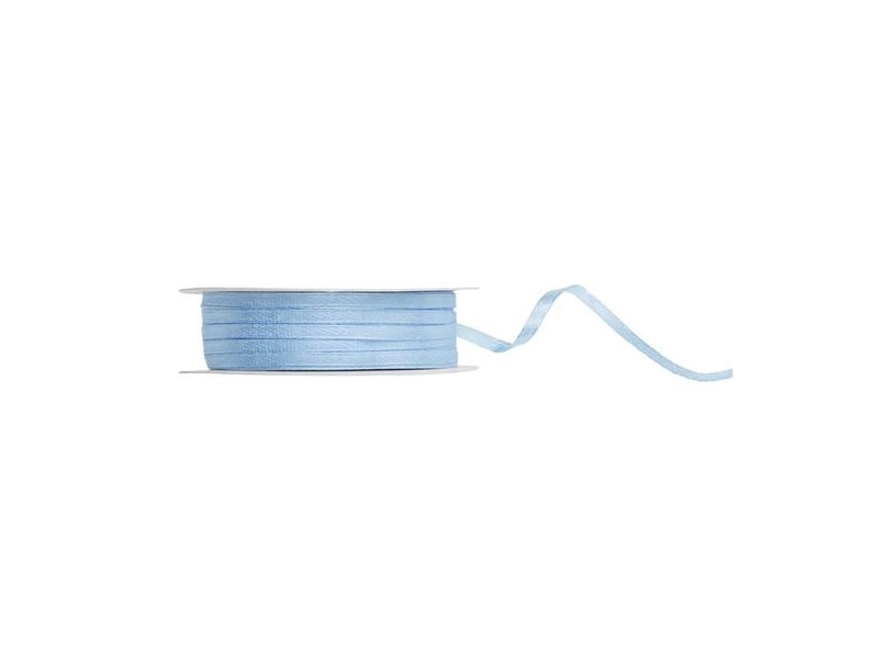 Helles Nebliges Blaues Satinband, 3 Mm