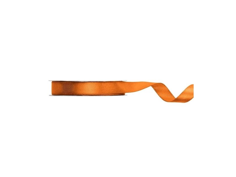 Satinband, Rostrot, 12 Mm