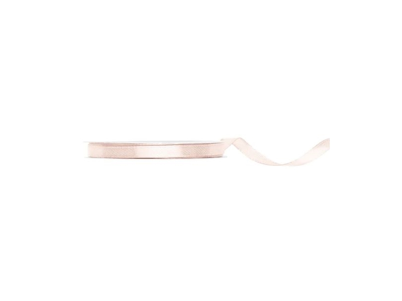 Cremeweißes Satinband, 6 Mm