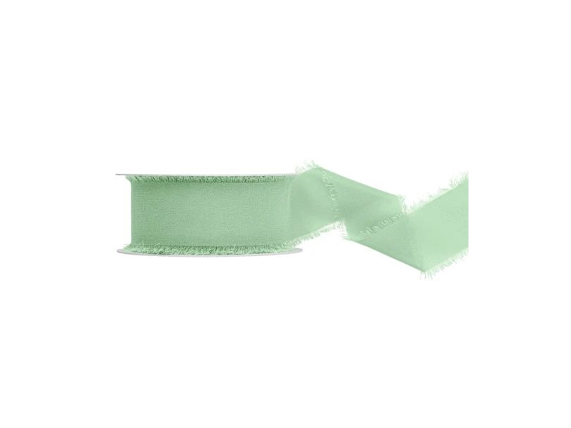 Salbeigrünes Chiffonband, 40 Mm