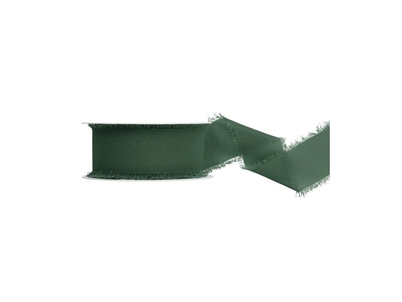 Flaschengrünes Chiffonband, 40 Mm
