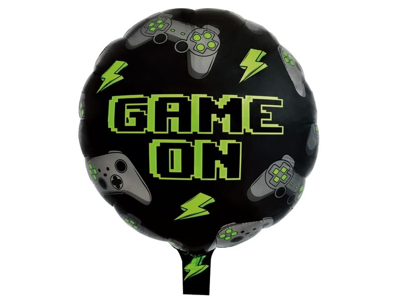 Folieballon Game On, 46 Cm