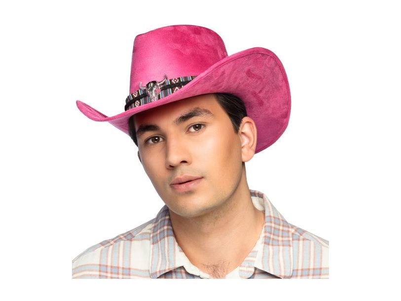 Rosa cowboyhatt Django | Utomhus - Klädjakt - Huvudbonader | GameStuff