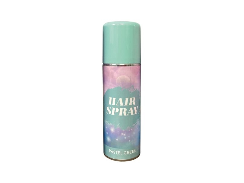 Pastellgrünes Haarspray
