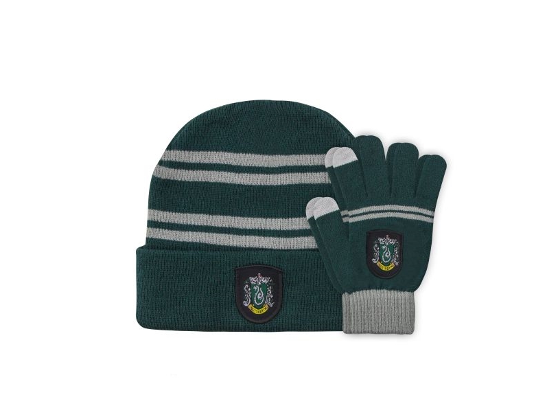 Slytherin-hatt och vantar, vuxen | Leksaker - Rollek - Kostym | GameStuff