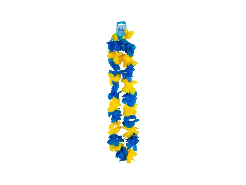 Gelber Und Blauer Hawaiikranz