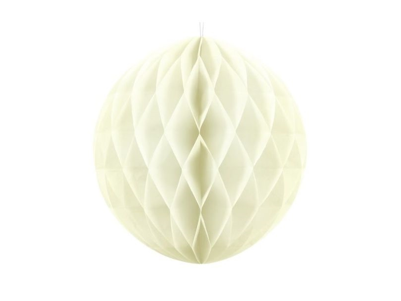 Cremefarbene Dekokugel, 40 Cm