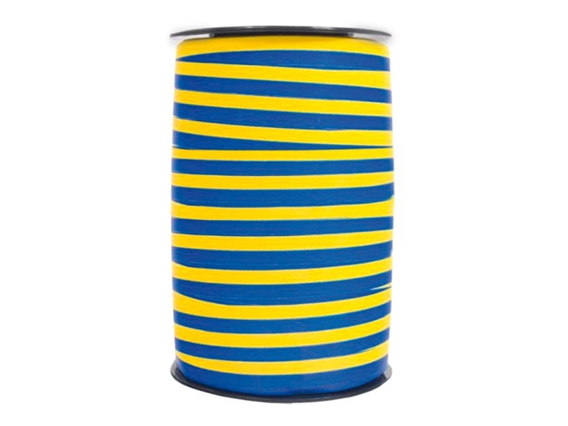 Gelb-Blaues Geschenkband, 250 M