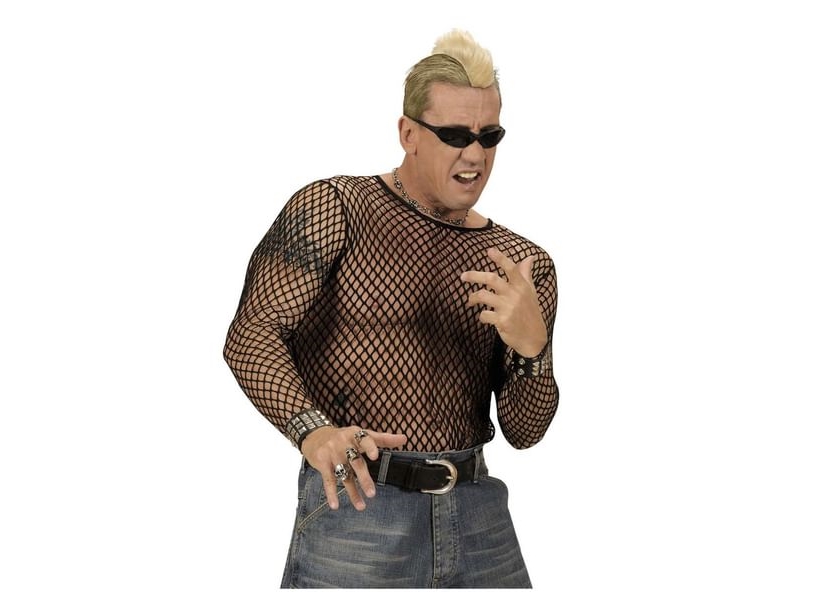 Sort Netbluse