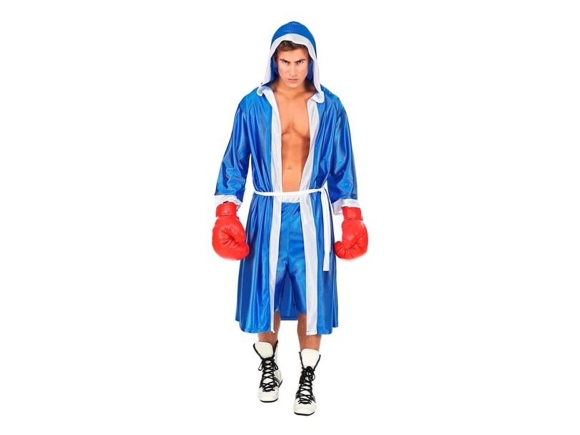 Blaues Boxerkostüm