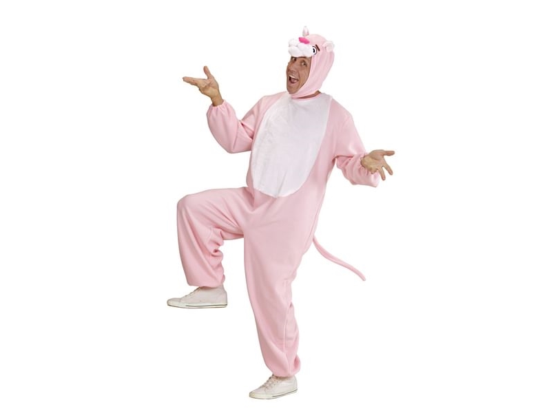 Lyserøde Panter Kostume