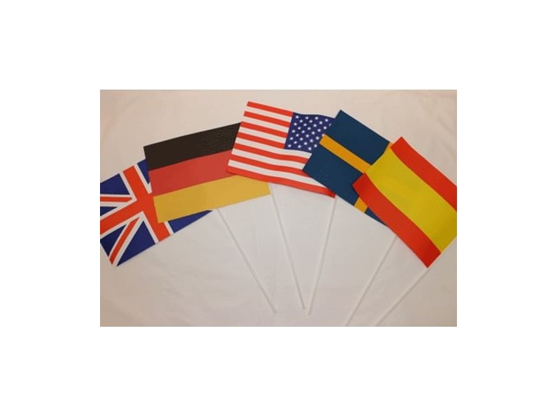 Ausländisches Fächer-/Wimpel-Flag
