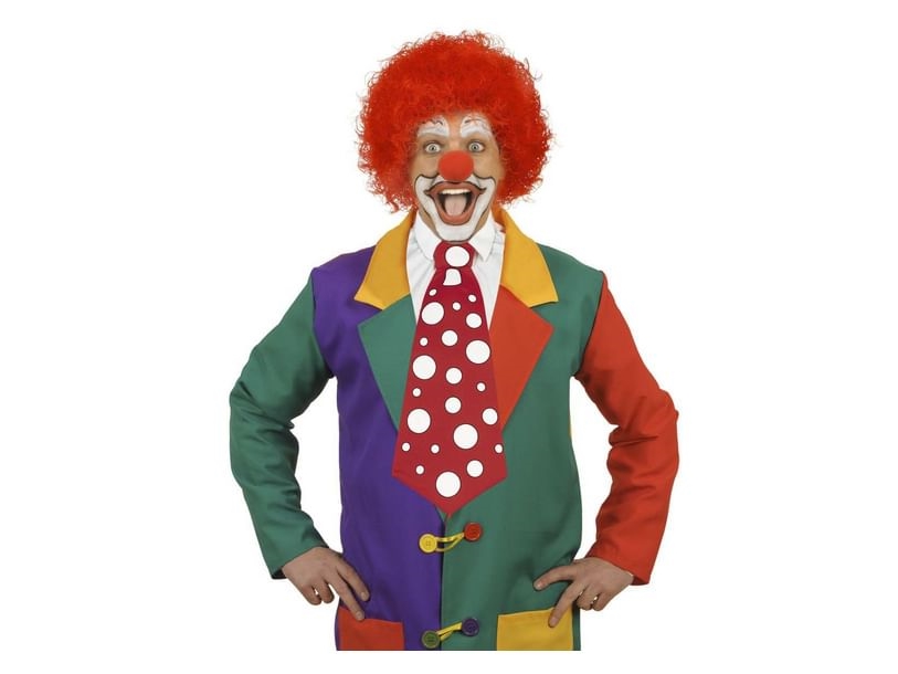 Große Clown-Krawatte