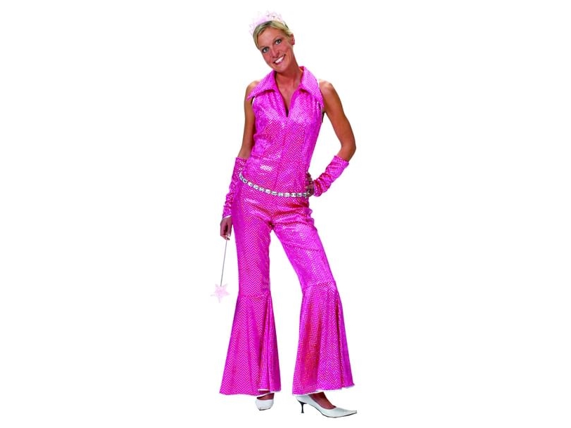 Pinkes Disco-Kostüm