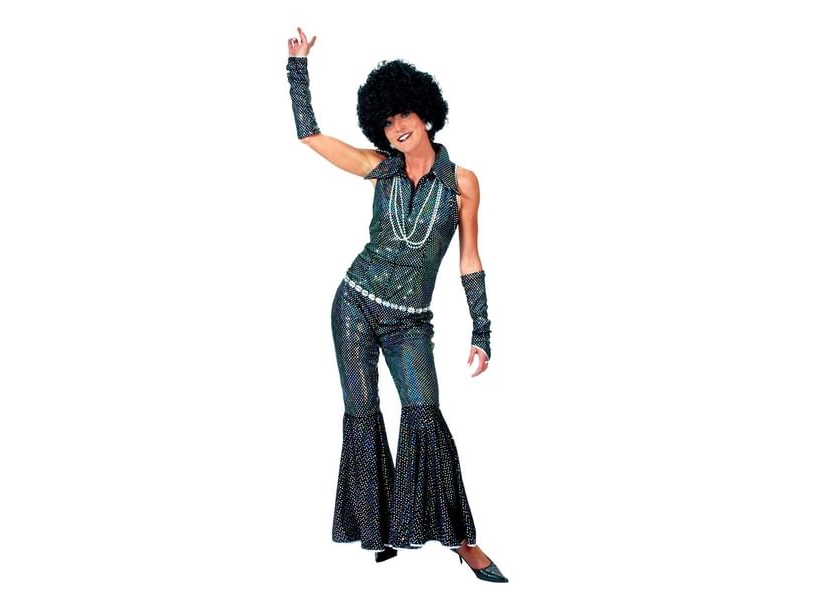 Sort Disco Kostume