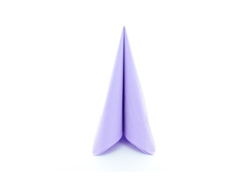 Fliederfarbene Servietten